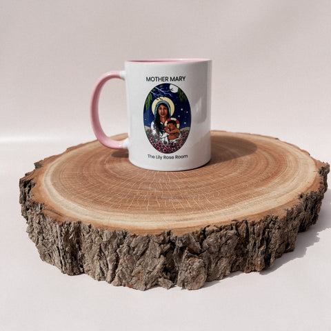 Mother Mary Icon Mug - Australian Flower Series