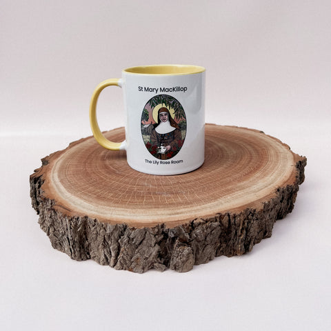 St Mary MacKillop Icon Mug - Australian Flower Series Mug