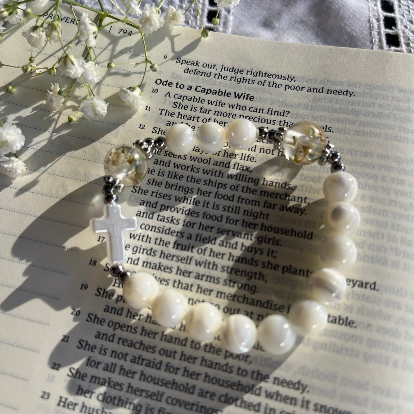 *NEW PRODUCT* Rosary Bracelet inspired by and dedicated to all Mothers. **SPECIAL OFFER**